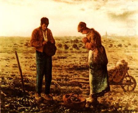 Jean Francois Millet L'Angelus china oil painting image